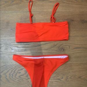 Never worn strapless bikini